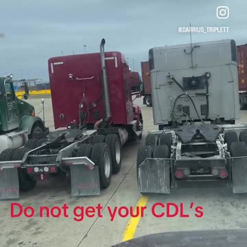 Do not get a commercial drivers license!!!