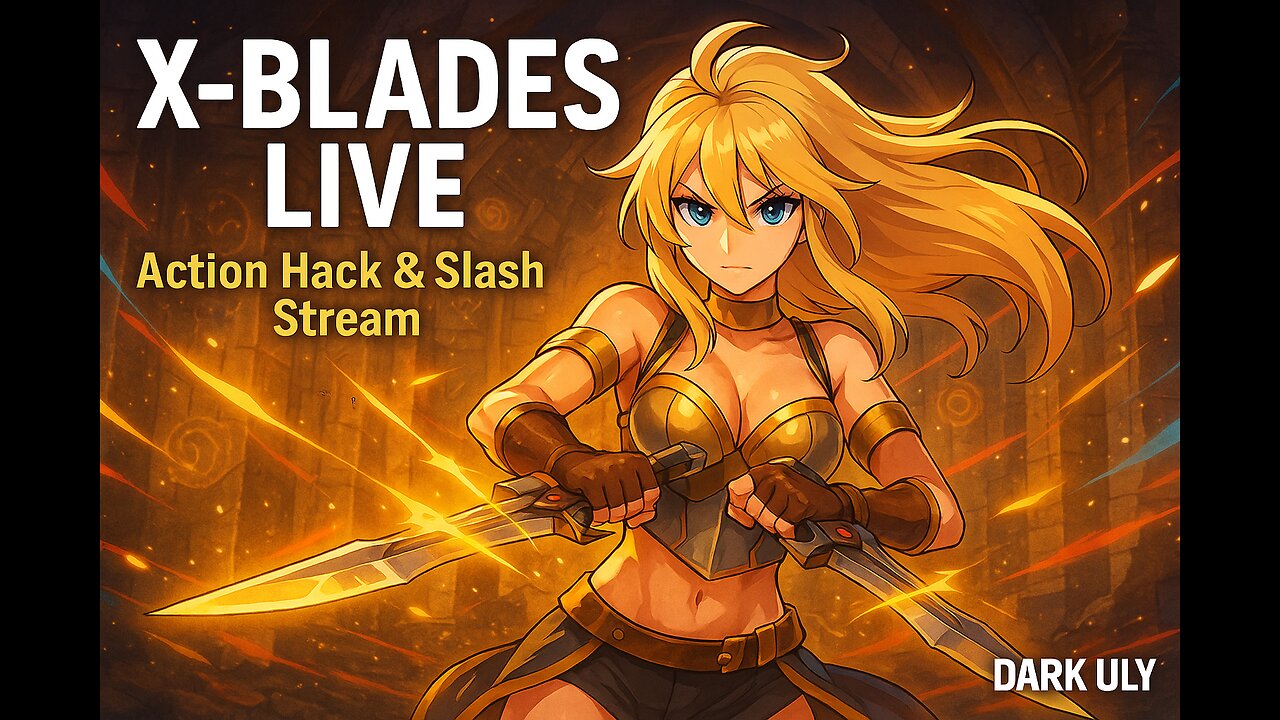 🔥 X-BLADES LIVE — Part 1 Xbox360| Epic Anime Hack & Slash Adventure | Dark Uly Gaming