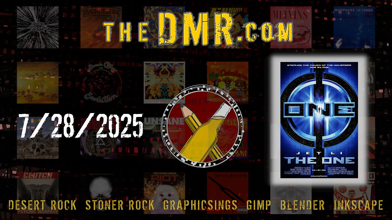 DMR Live 8/11/2025: Desert Rock & Adjacent Cool Tunes + Graphicsing
