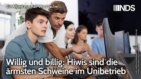 Willig und billig: Hiwis sind die ärmsten Schweine im Unibetrieb | Ralf Wurzbacher | NDS-Podcast