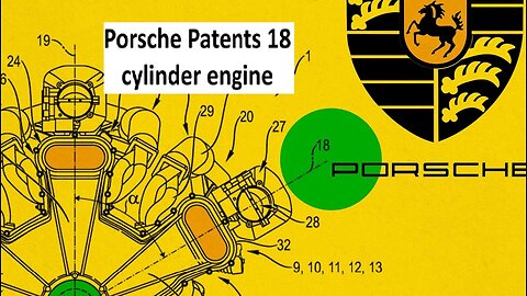 Porsche Patents 18 cylinder engine