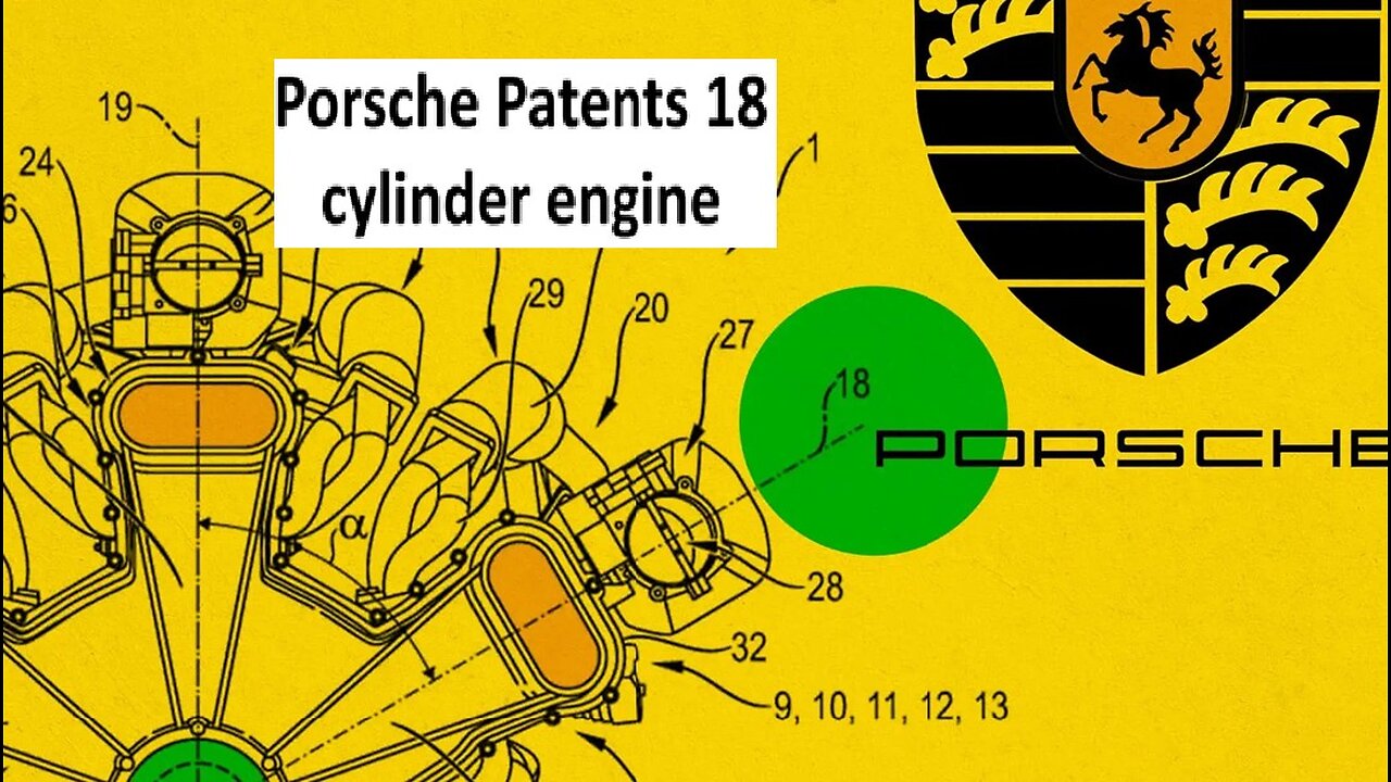 Porsche Patents 18 cylinder engine