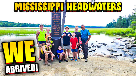 First Touch of the Mississippi! | Lake Itasca & Paddle of Fate Reveal