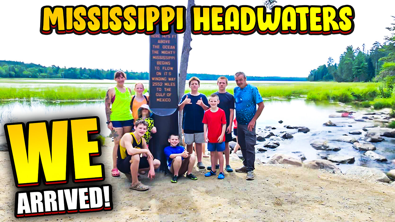 First Touch of the Mississippi! | Lake Itasca & Paddle of Fate Reveal
