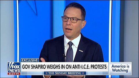 Gov Shapiro Blames Trump, ICE for Damaging Community-Police Trust