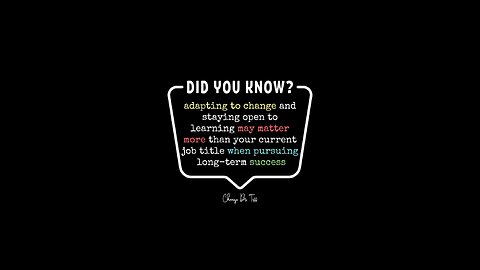 How well can you adapt?