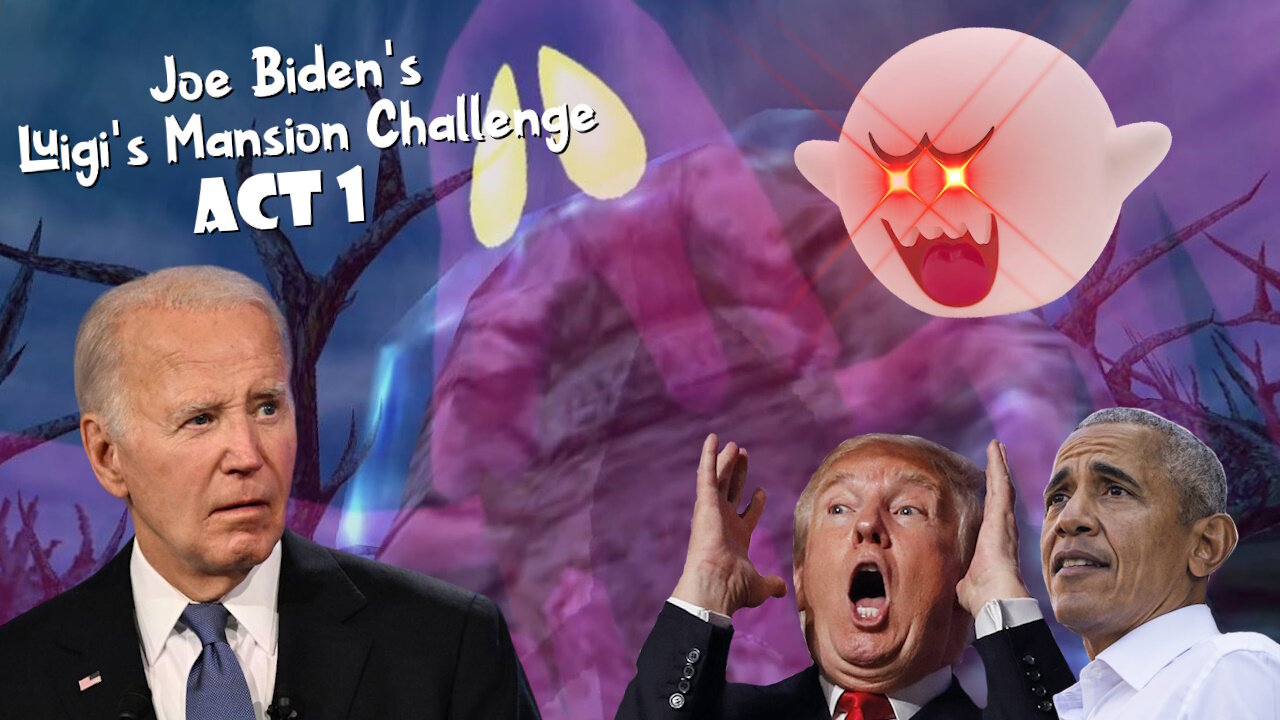 Joe Biden's Luigi's Mansion Challenge Act 1