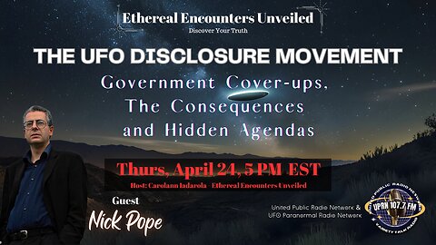 NICk POPE Interview: The Consequences and Hidden Agendas - Nick Pope