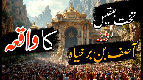 Takht E Bilqees Ka Waqia in Urdu | Asif Bin Barkhia Kon Tha | Quranic Stories in Urdu