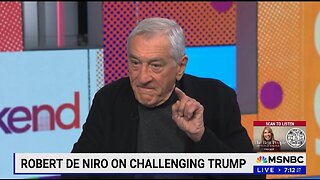 Robert De Niro Is So TRIGGERED By Trump, He Drops The F Bomb Live On MSNBC