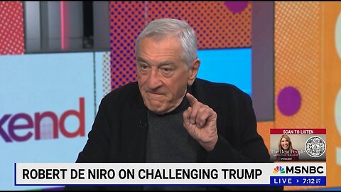 Robert De Niro Is So TRIGGERED By Trump, He Drops The F Bomb Live On MSNBC
