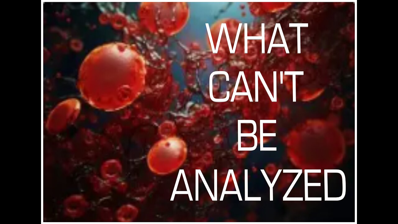 WHAT CAN'T BE ANALYZED #15 WJC