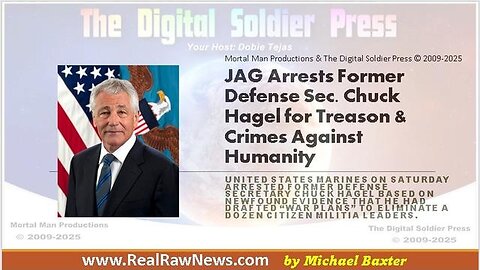 Marines Arrest Former Obama Def. Sec. Chuck Hagel for Treason, Conspiracy to Commit Mass Murder