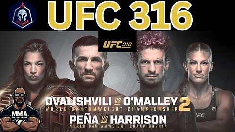 UFC 316 MERAB DVALISHVILI VS SEAN O'MALLEY