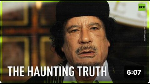 "Gaddafi's Warning Resounds: Foreign Influence Ignites Chaos in Syria"