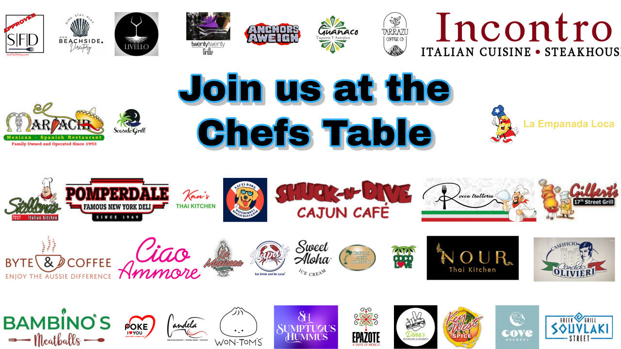 Candela is at The Chef's Table with Chef Dan