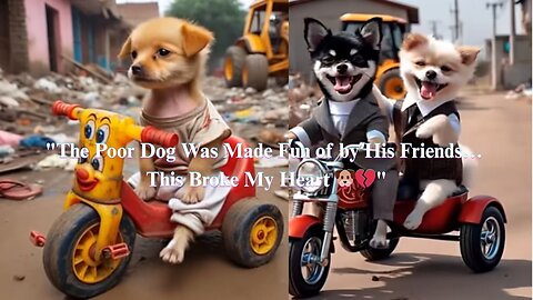 🎥 "The Poor Dog Was Made Fun of by His Friends… This Broke My Heart 🐶💔"