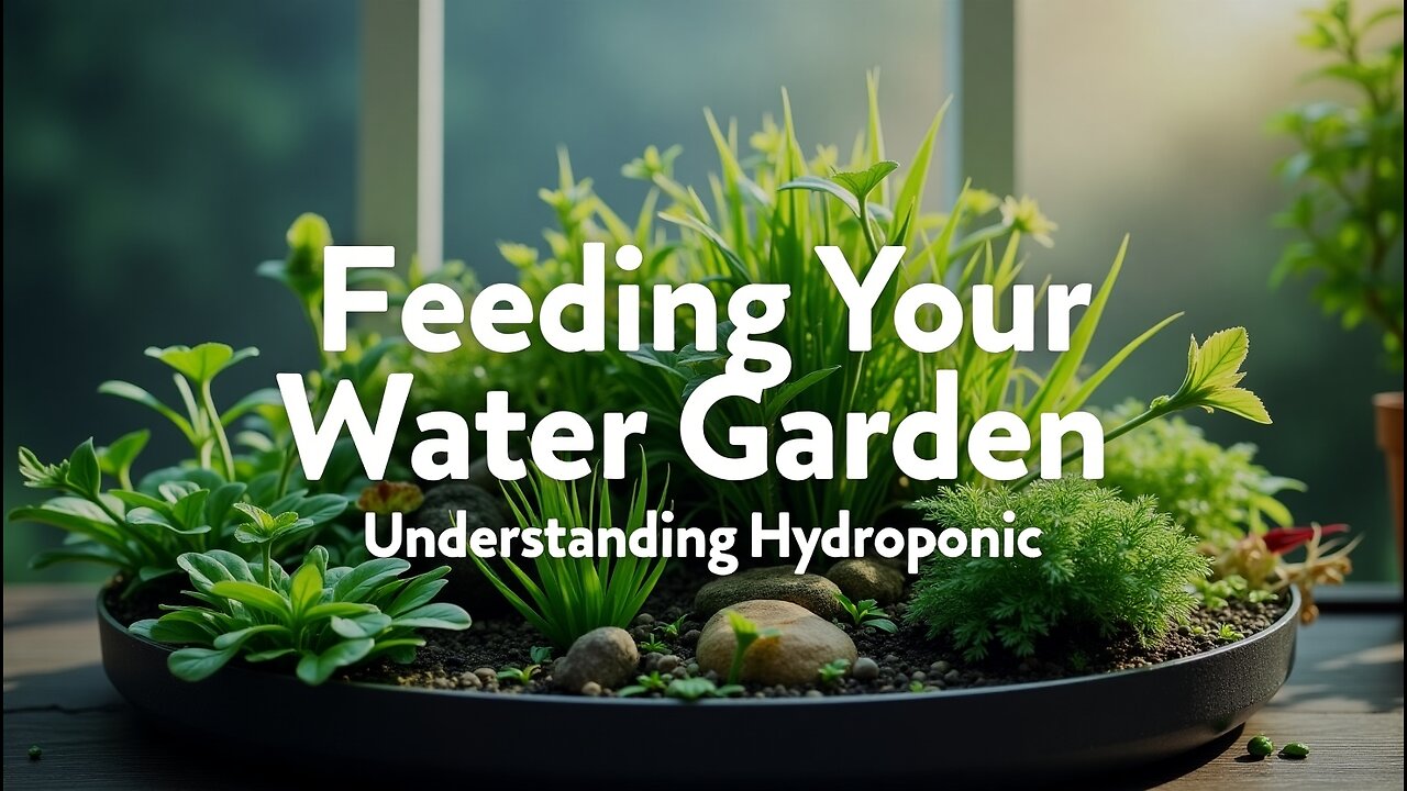Feeding Your Water Garden Understanding Hydroponic