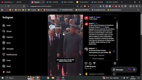 05SEP25 Putin y Xi Jinping hablan de inmortalidad y Yahawah se ríe
