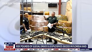 Florida drug raid: 92K pounds of drugs & explosives seized
