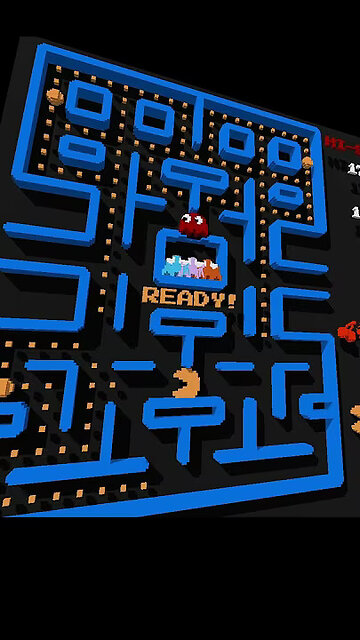 Pac-Man (NES) in 3D