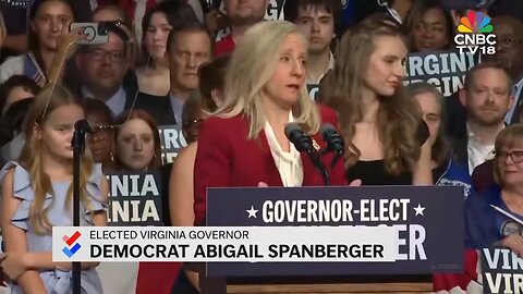 WATCH: Democrat Abigail Spanberger Elected Virginia's First Female Gov, Former CIA Officer |