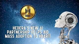 Hedera's New AI Partnership Helps Aid MASS ADOPTION TO HBAR!!!