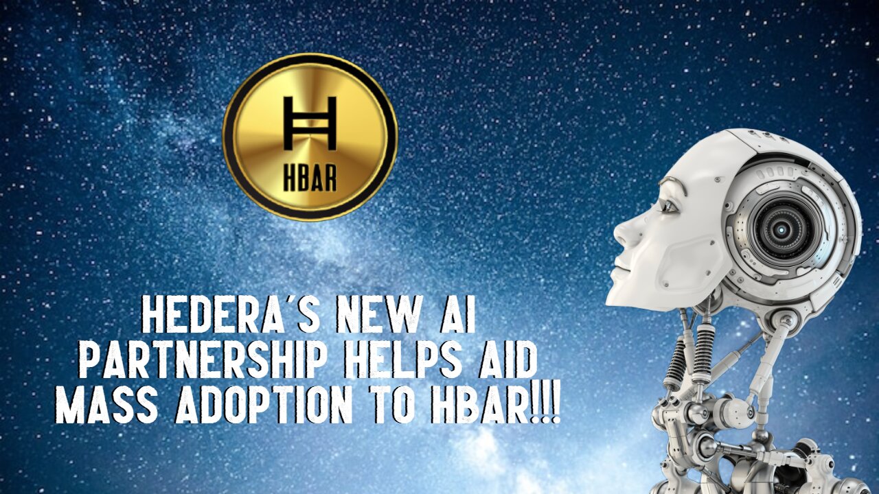 Hedera's New AI Partnership Helps Aid MASS ADOPTION TO HBAR!!!