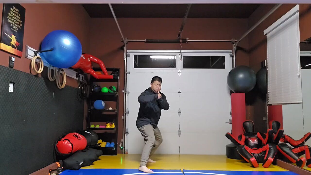 WTD Sliding Axe Kick to Wheelkick sequential