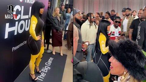 Cardi B Attends Super Bowl Party Wit Quavo & Travis Scott! 🏈