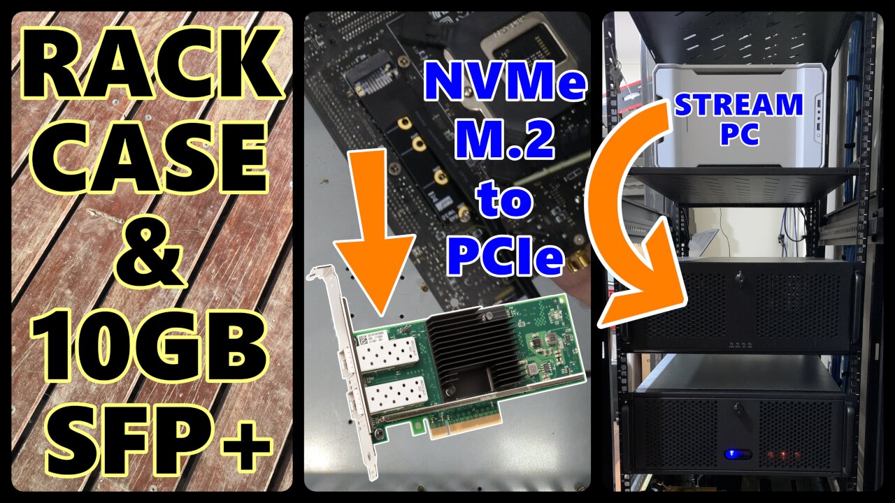 Streaming PC - Rack Case + 10GB Networking
