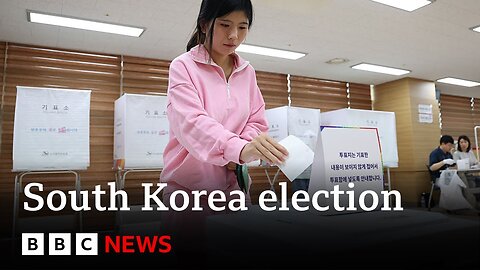 Record turnout in South Korea election after failed martial law bid | BBC News
