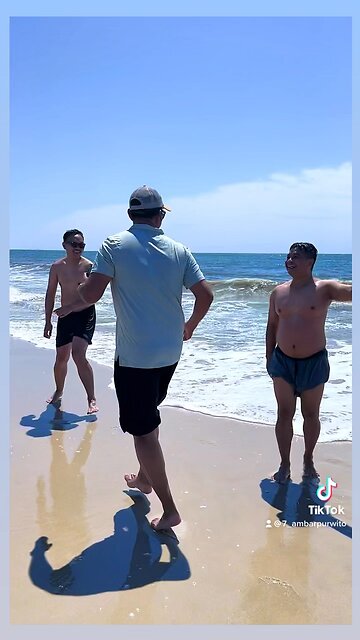RUNNING ON THE BEACH