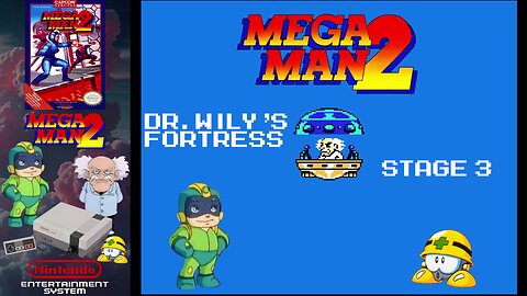 Mega Man 2 (NES) - Dr. Wily's Fortress Stage 3