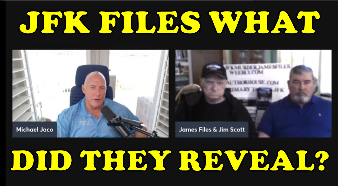 JFK Files released but did they reveal? Hear the true story from shooter James Files.