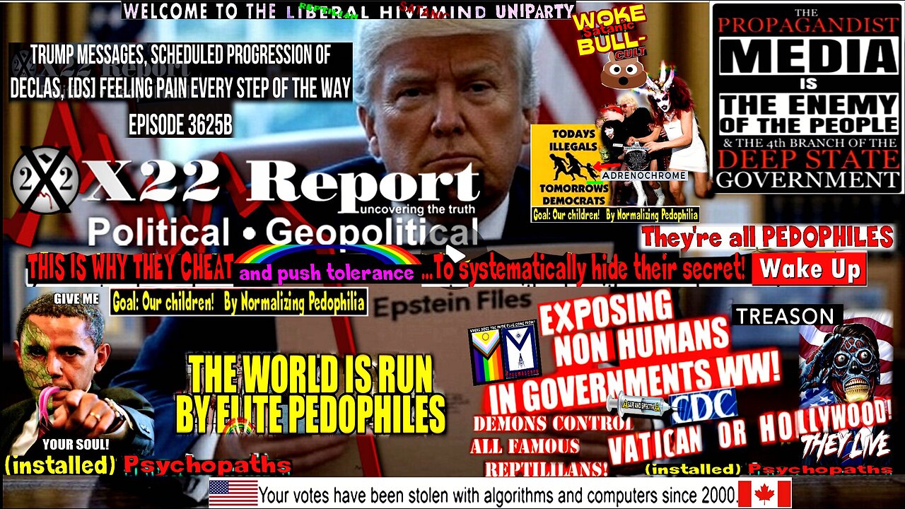 Ep. 3625b - Trump Messages, Scheduled Progression Of Declas, [DS] Feeling Pain Every Step Of The Way