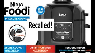 SharkNinja pressure cooker recall