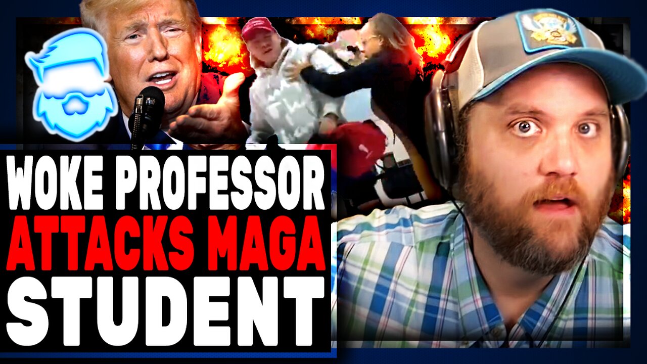 Woke Professor ATTACKS Kid In MAGA Hat, Trump RESPONDS To Woke Universities By FREEZING ALL FUNDS!