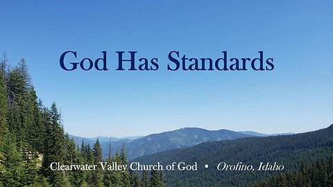 God has Standards