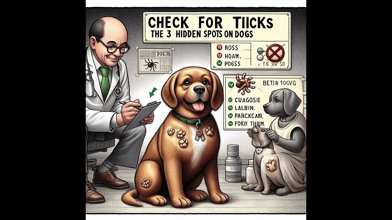 “Check for Ticks: The 3 Hidden Spots” #doglover #dogcoach #myanimal