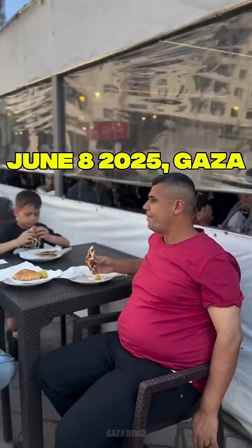 Never seen so much hunger and suffering. Oh my poor Gazan terrorists...