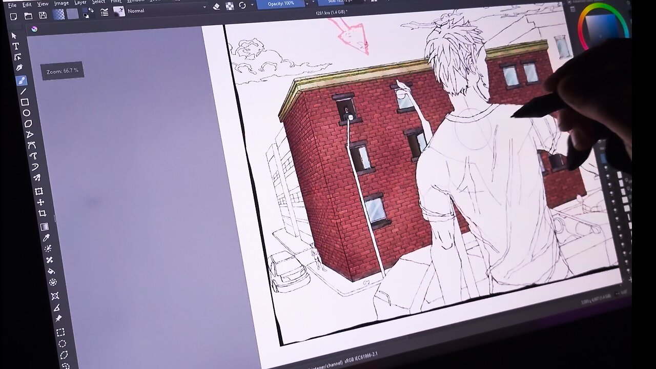 Drawing A Comic Page - Part 3: Rendering Process (Timelapse)