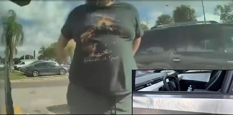 Man digs feces out of his own butt to smear on a Tesla, sick Domestic Terrorist