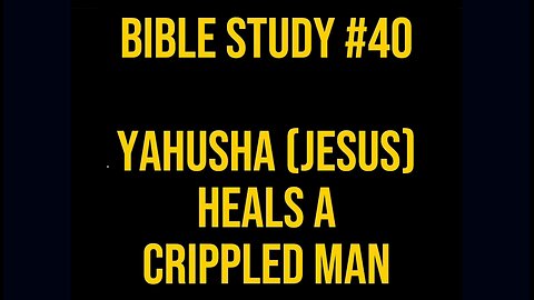 Good Evening! 🌙 Bible Study #40 Jesus Heals A Crippled Man 🪴 #ASL #deaf #signlanguage