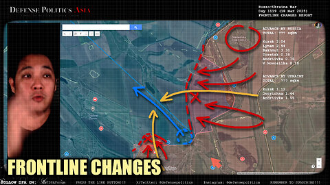 [ Ukraine Frontline Changes ] Big advance at Nevske W of Ozarianivka; Ukr in center Konstyantynopil