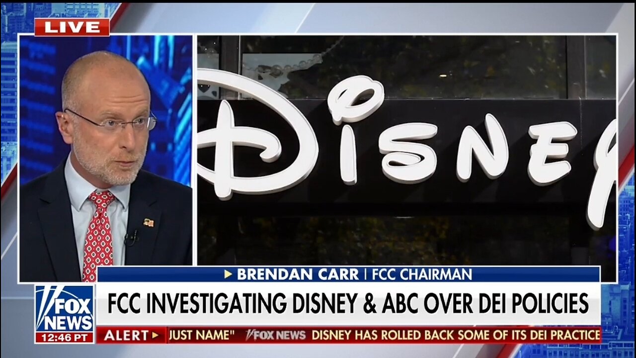 FCC Commish: We're Investigating Disney, ABC Over DEI Policies