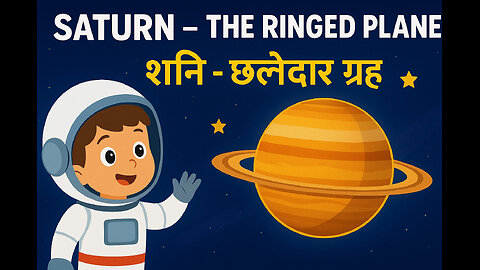 Saturn – The Planet with Beautiful Rings | Fun Facts for Kids | Curious Cub Solar System Series