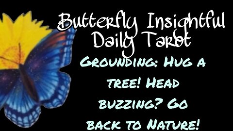 Grounding: Hug a tree! Head buzzing? Go back to Nature! #tarotreading #lifecoach #shorts #mantra