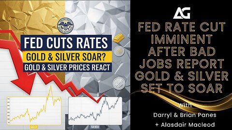 Fed Rate Cut IMMINENT After Bad Jobs Report | Gold & Silver Set to Soar