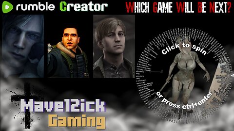 | The Best Survival Horror Channel On Rumble | Wheel Spin Day! | The Wheel Decides The Game |